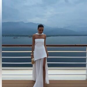 Matters Store Monaco Dress White with Scarf